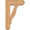 Ekena Millwork Funston Craftsman Smooth Bracket w/ Offset Brace, Western Red Cedar, 7 1/2"W x 22"D x 34"H BKT0806X22X34FST04SWR - alternate 3